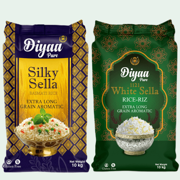 Sella Basmati Rice Supplier Diyaa pure Silky Sella Long Grain Basmati Rice